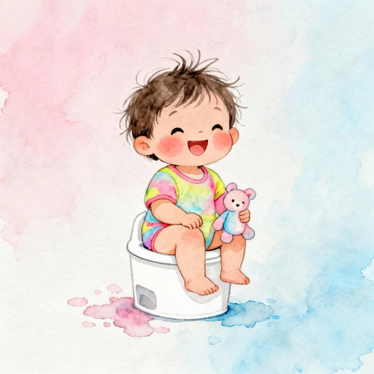 Zee poops in Potty Seat
